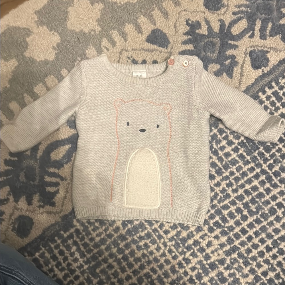 Carter’s grey Bear Sweater
